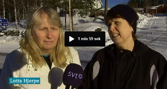 SVT Mittnytt en Holm sur investo en la movebla reto.